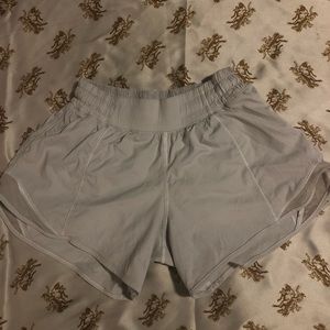 Super super cute white. Lululemon shorts in great condition other